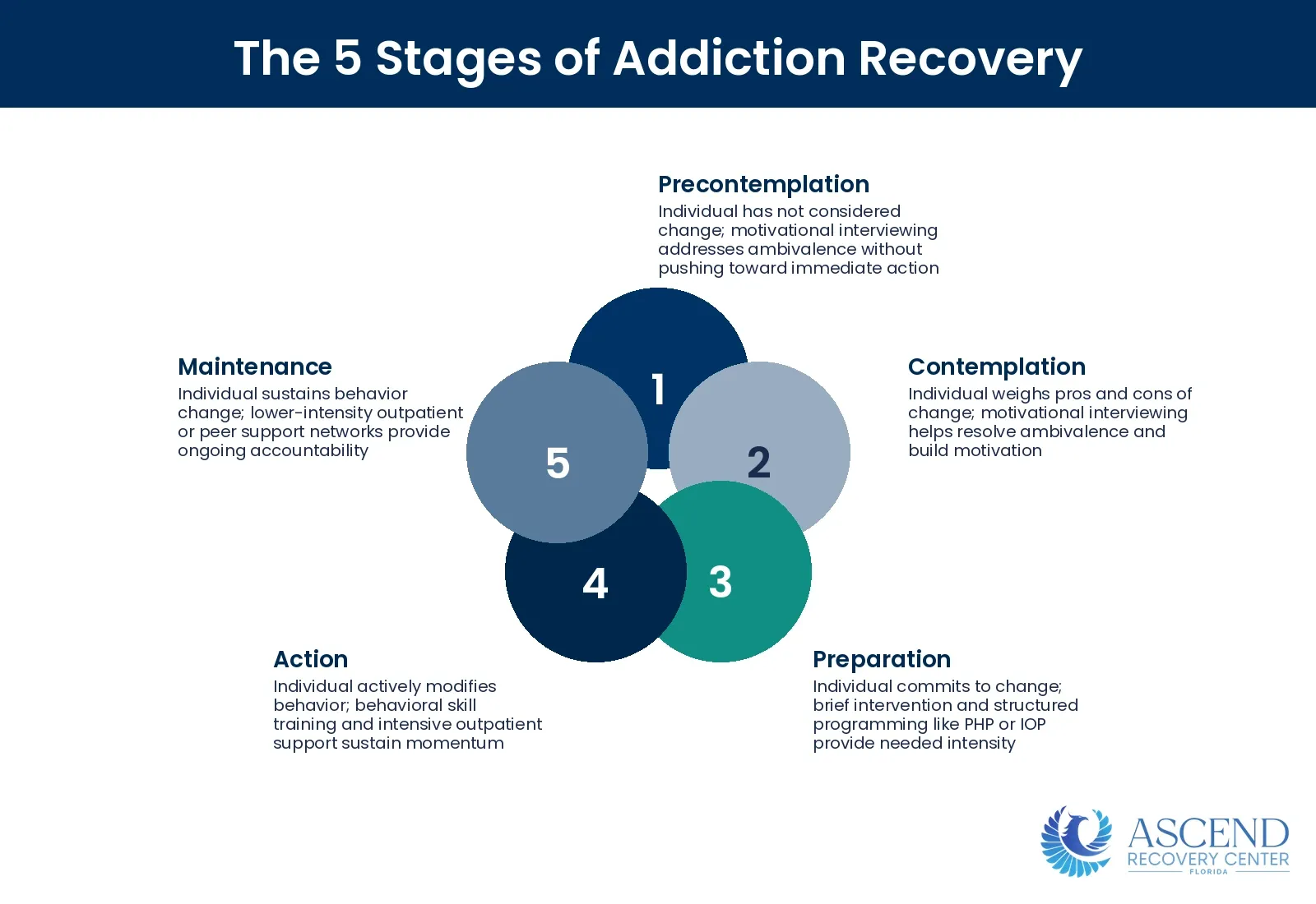 What Are the 5 Stages of Addiction Recovery? — Stages of Addiction Recovery | Ascend Recovery Center